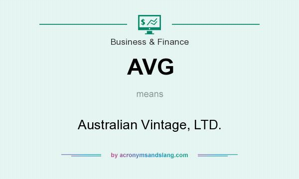 What does AVG mean? It stands for Australian Vintage, LTD.