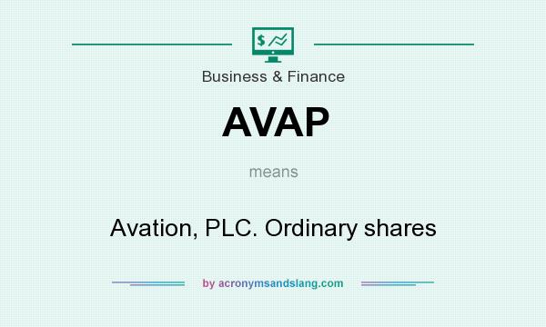 What does AVAP mean? It stands for Avation, PLC. Ordinary shares