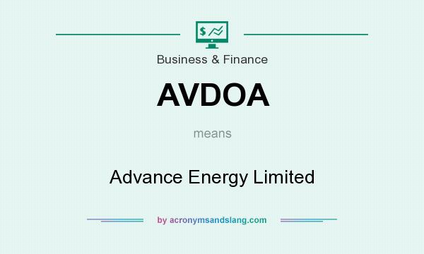What does AVDOA mean? It stands for Advance Energy Limited