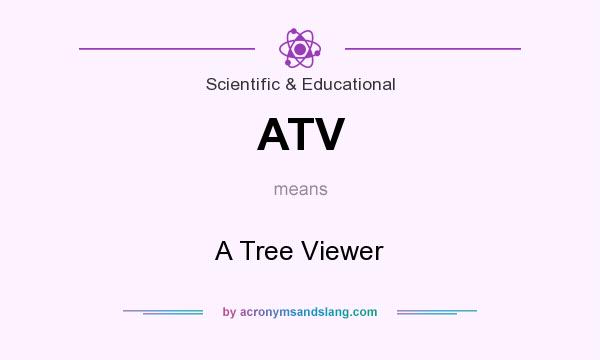 What does ATV mean? It stands for A Tree Viewer