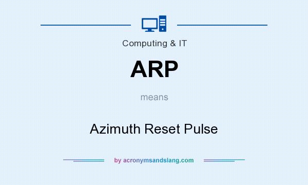 What does ARP mean? It stands for Azimuth Reset Pulse