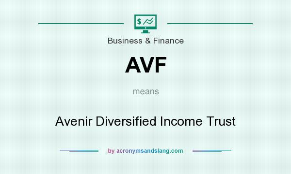 What does AVF mean? It stands for Avenir Diversified Income Trust