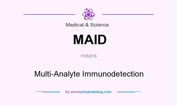 What does MAID mean? It stands for Multi-Analyte Immunodetection