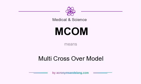 What does MCOM mean? It stands for Multi Cross Over Model