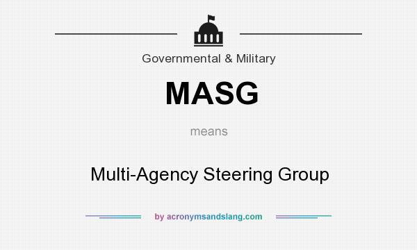 What does MASG mean? It stands for Multi-Agency Steering Group