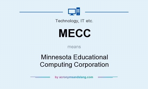 What does MECC mean? It stands for Minnesota Educational Computing Corporation