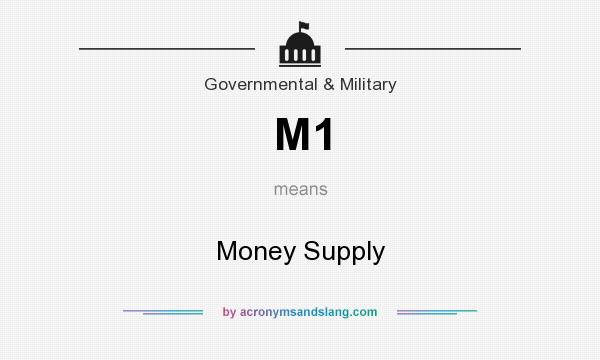 What does M1 mean? It stands for Money Supply