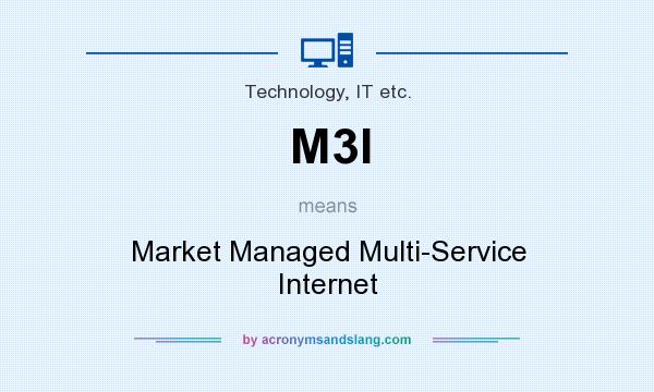 What does M3I mean? It stands for Market Managed Multi-Service Internet