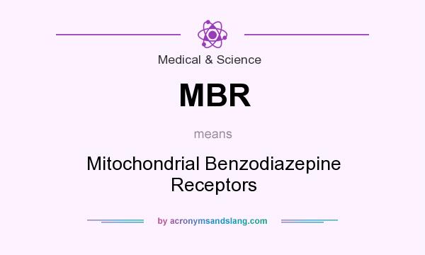 What does MBR mean? It stands for Mitochondrial Benzodiazepine Receptors