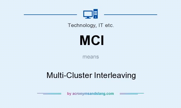 What does MCI mean? It stands for Multi-Cluster Interleaving