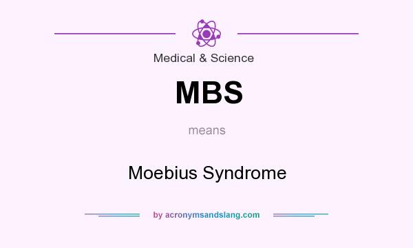 What does MBS mean? It stands for Moebius Syndrome