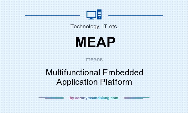 What does MEAP mean? It stands for Multifunctional Embedded Application Platform