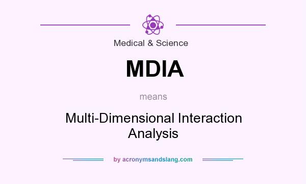 What does MDIA mean? It stands for Multi-Dimensional Interaction Analysis