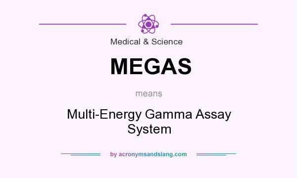 What does MEGAS mean? It stands for Multi-Energy Gamma Assay System
