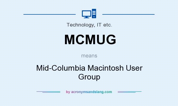 What does MCMUG mean? It stands for Mid-Columbia Macintosh User Group