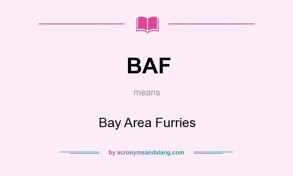 What does BAF mean? It stands for Bay Area Furries