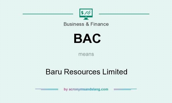 What does BAC mean? It stands for Baru Resources Limited