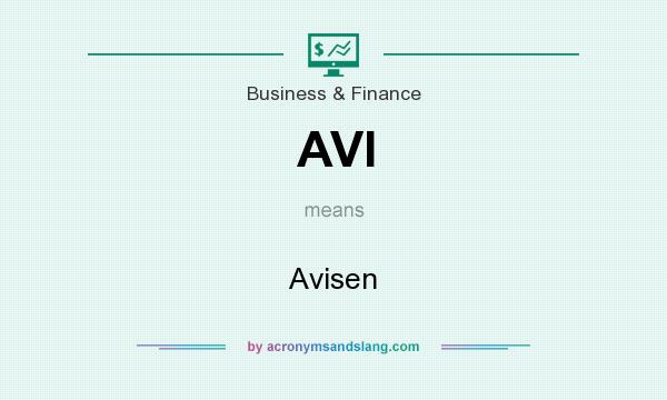 What does AVI mean? It stands for Avisen