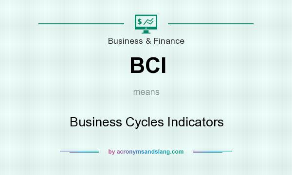 What does BCI mean? It stands for Business Cycles Indicators