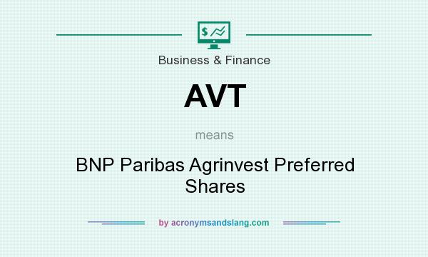 What does AVT mean? It stands for BNP Paribas Agrinvest Preferred Shares