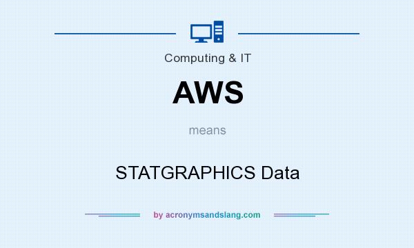 What does AWS mean? It stands for STATGRAPHICS Data