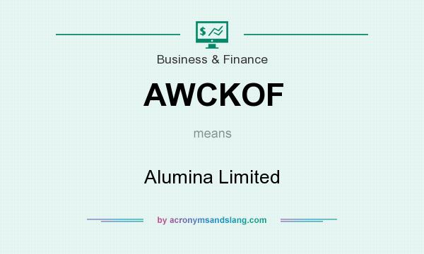 What does AWCKOF mean? It stands for Alumina Limited