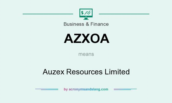 What does AZXOA mean? It stands for Auzex Resources Limited