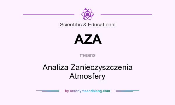 What does AZA mean? It stands for Analiza Zanieczyszczenia Atmosfery