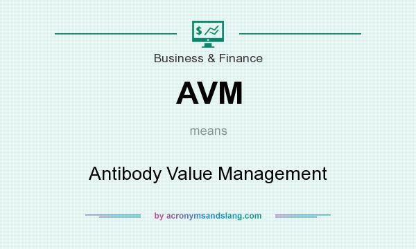 What does AVM mean? It stands for Antibody Value Management