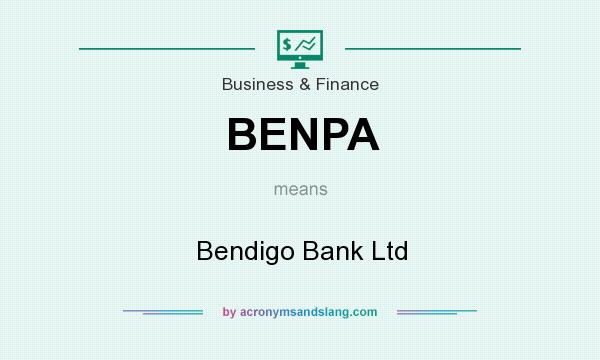 What does BENPA mean? It stands for Bendigo Bank Ltd