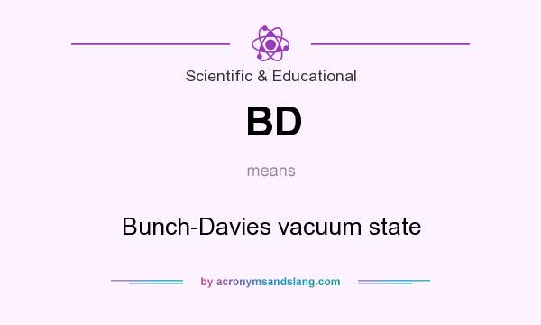 What does BD mean? It stands for Bunch-Davies vacuum state