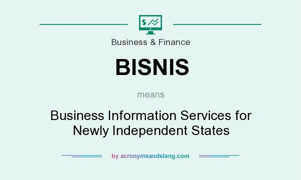 What does BISNIS mean? It stands for Business Information Services for Newly Independent States