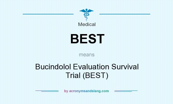What does BEST mean? It stands for Bucindolol Evaluation Survival Trial (BEST)