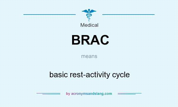 What does BRAC mean? It stands for basic rest-activity cycle