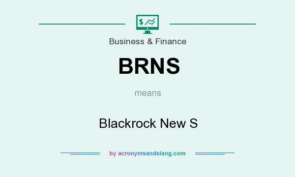 What does BRNS mean? It stands for Blackrock New S