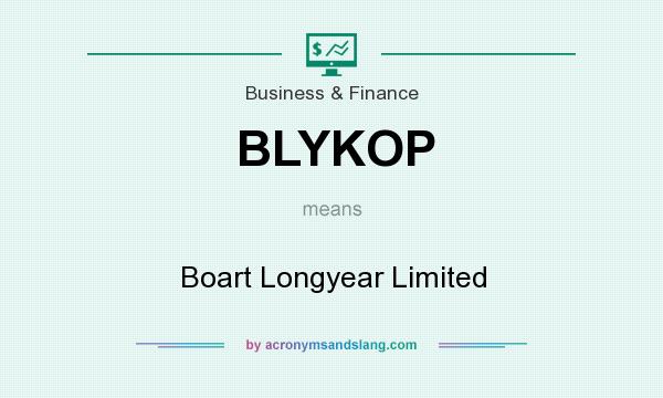 What does BLYKOP mean? It stands for Boart Longyear Limited