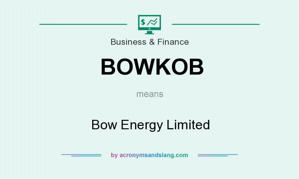 What does BOWKOB mean? It stands for Bow Energy Limited