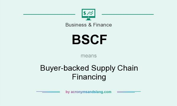 What does BSCF mean? It stands for Buyer-backed Supply Chain Financing