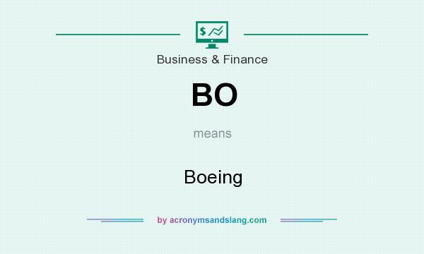 What does BO mean? It stands for Boeing