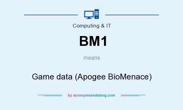What does BM1 mean? It stands for Game data (Apogee BioMenace)