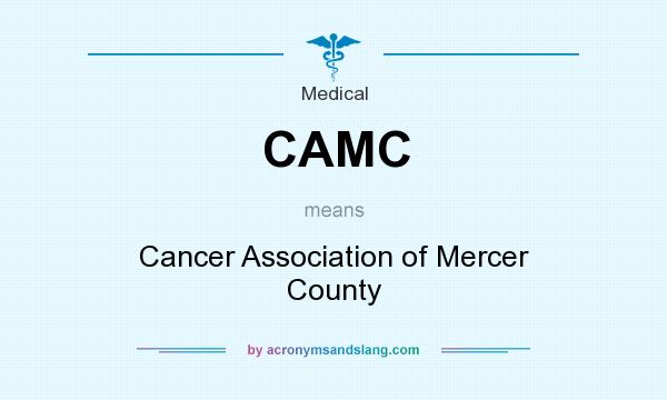 What does CAMC mean? It stands for Cancer Association of Mercer County