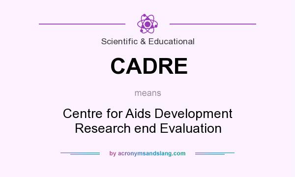 What does CADRE mean? It stands for Centre for Aids Development Research end Evaluation