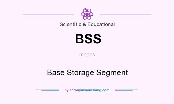 What does BSS mean? It stands for Base Storage Segment