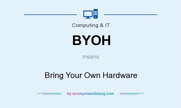 What does BYOH mean? It stands for Bring Your Own Hardware