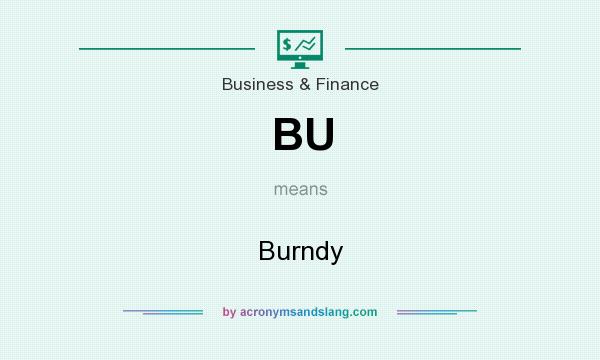 What does BU mean? It stands for Burndy