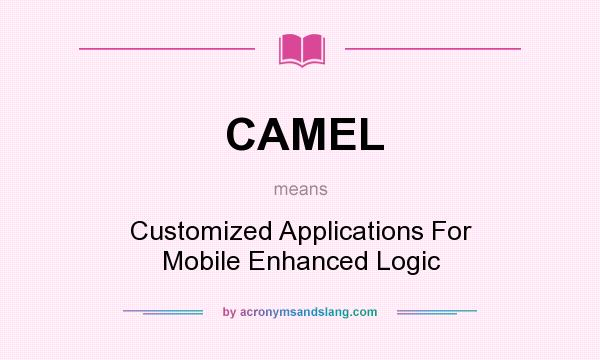 What does CAMEL mean? It stands for Customized Applications For Mobile Enhanced Logic