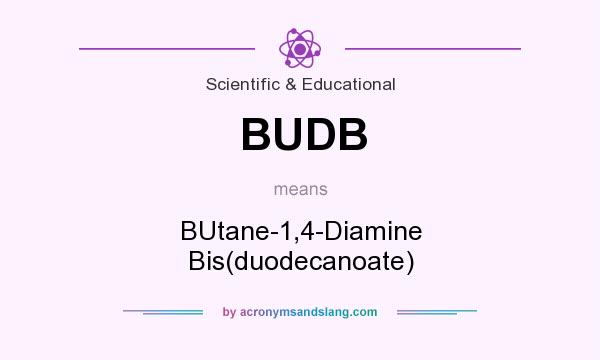 What does BUDB mean? It stands for BUtane-1,4-Diamine Bis(duodecanoate)