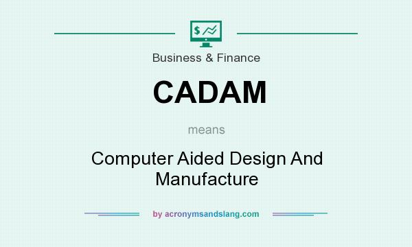 What does CADAM mean? It stands for Computer Aided Design And Manufacture