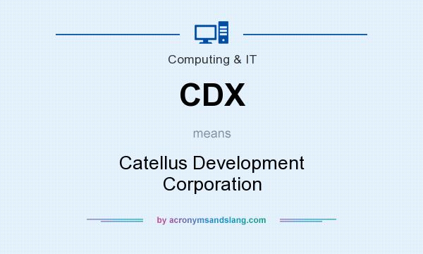 What does CDX mean? It stands for Catellus Development Corporation