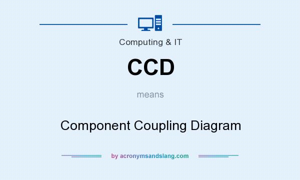 What does CCD mean? It stands for Component Coupling Diagram